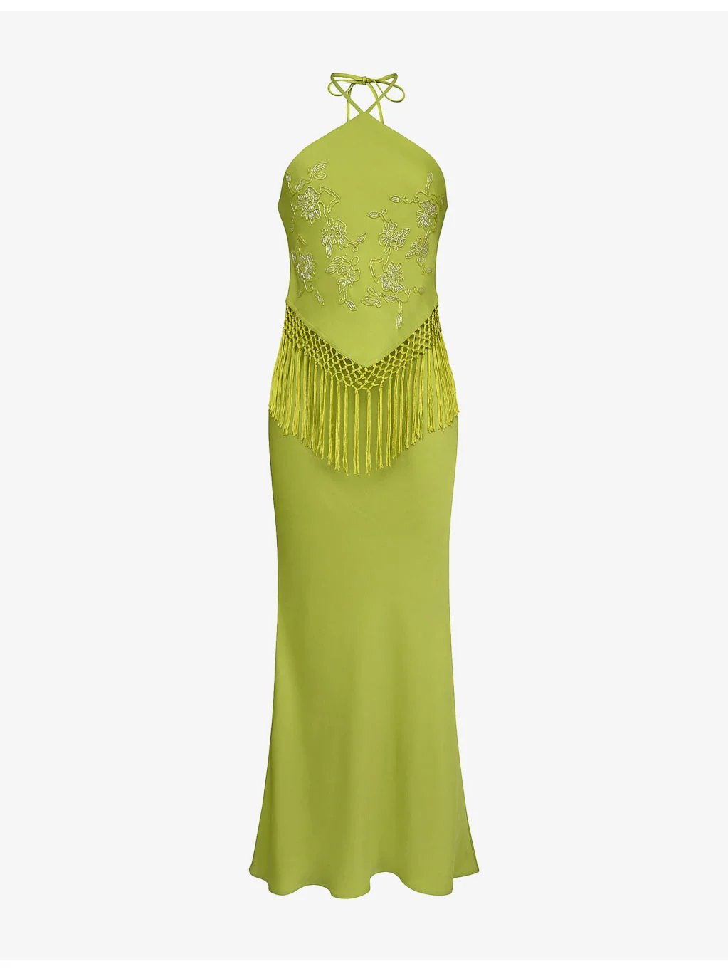 Sareena Embellished Halter Maxi Dress - 1