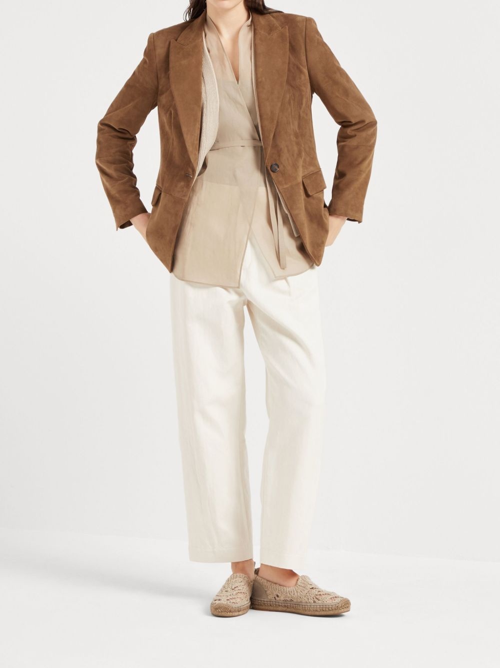 pleated chino trousers - 2