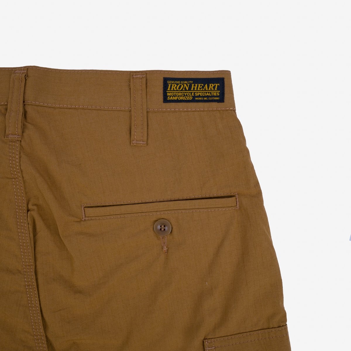 IH-736-BRN Ripstop Cargo Shorts - Brown - 5