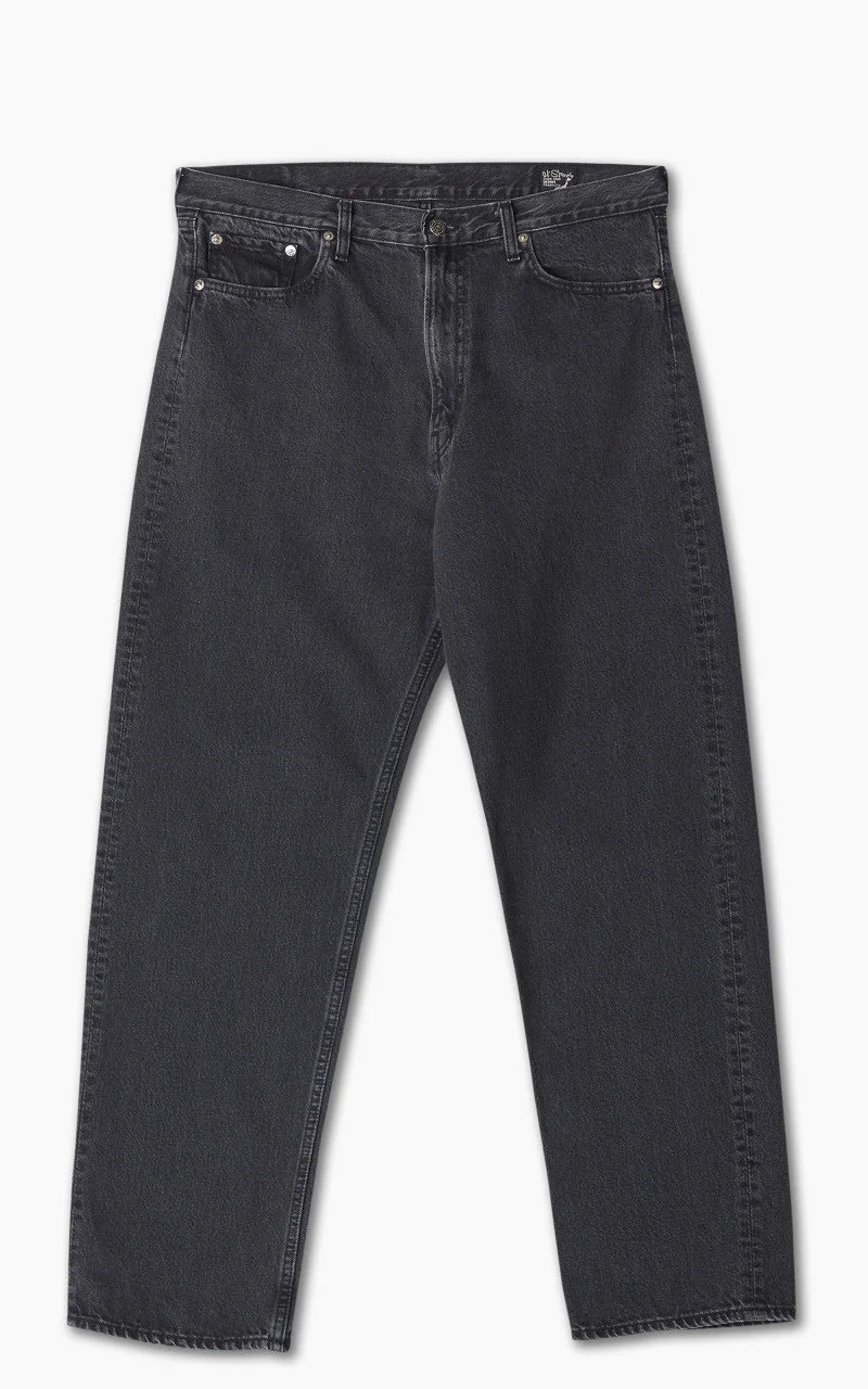 ORSLOW 101 DADS FIT DENIM PANTS STONEWASHED BLACK - 1