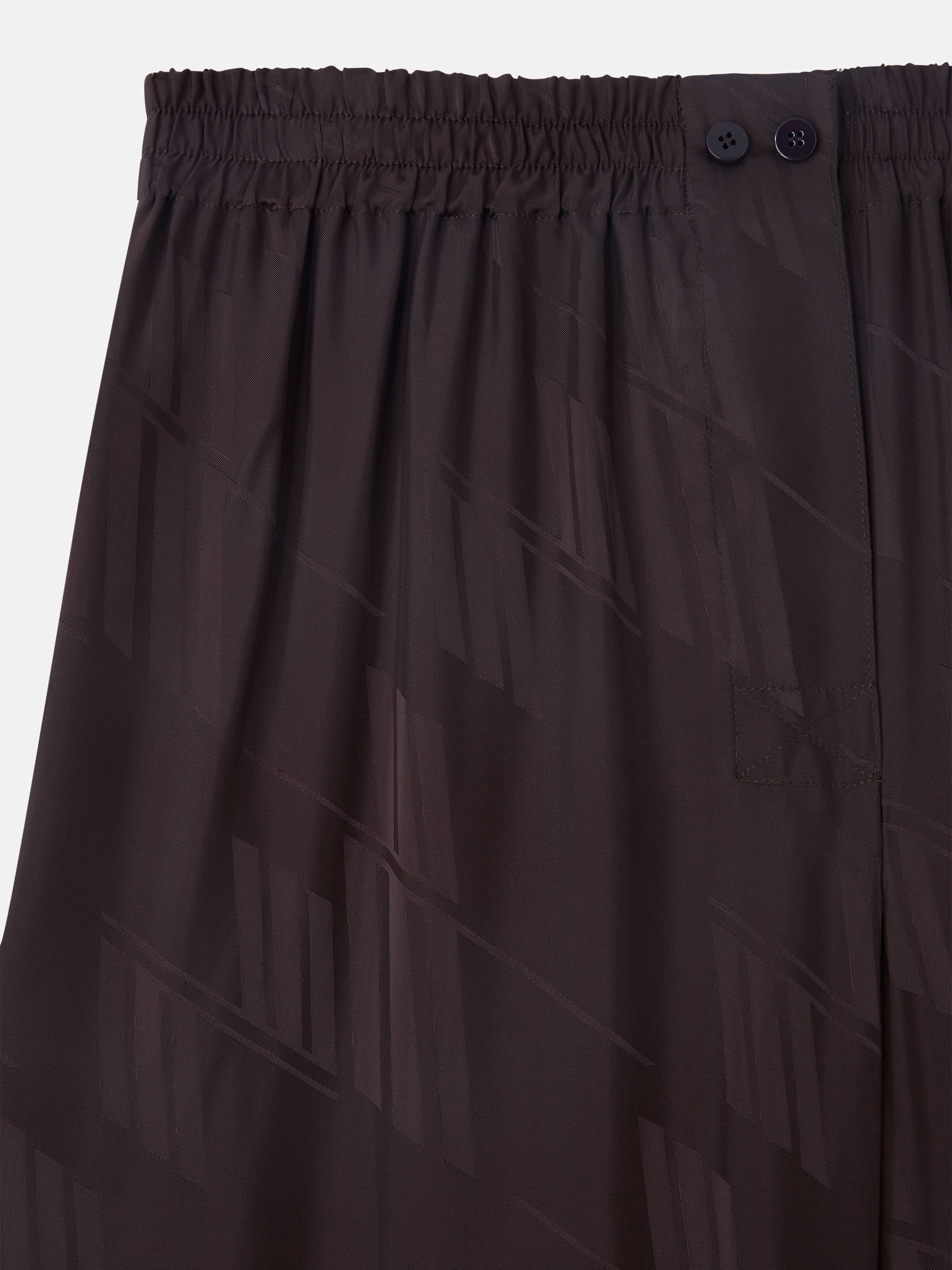 DARK BROWN LONG PANTS - 4