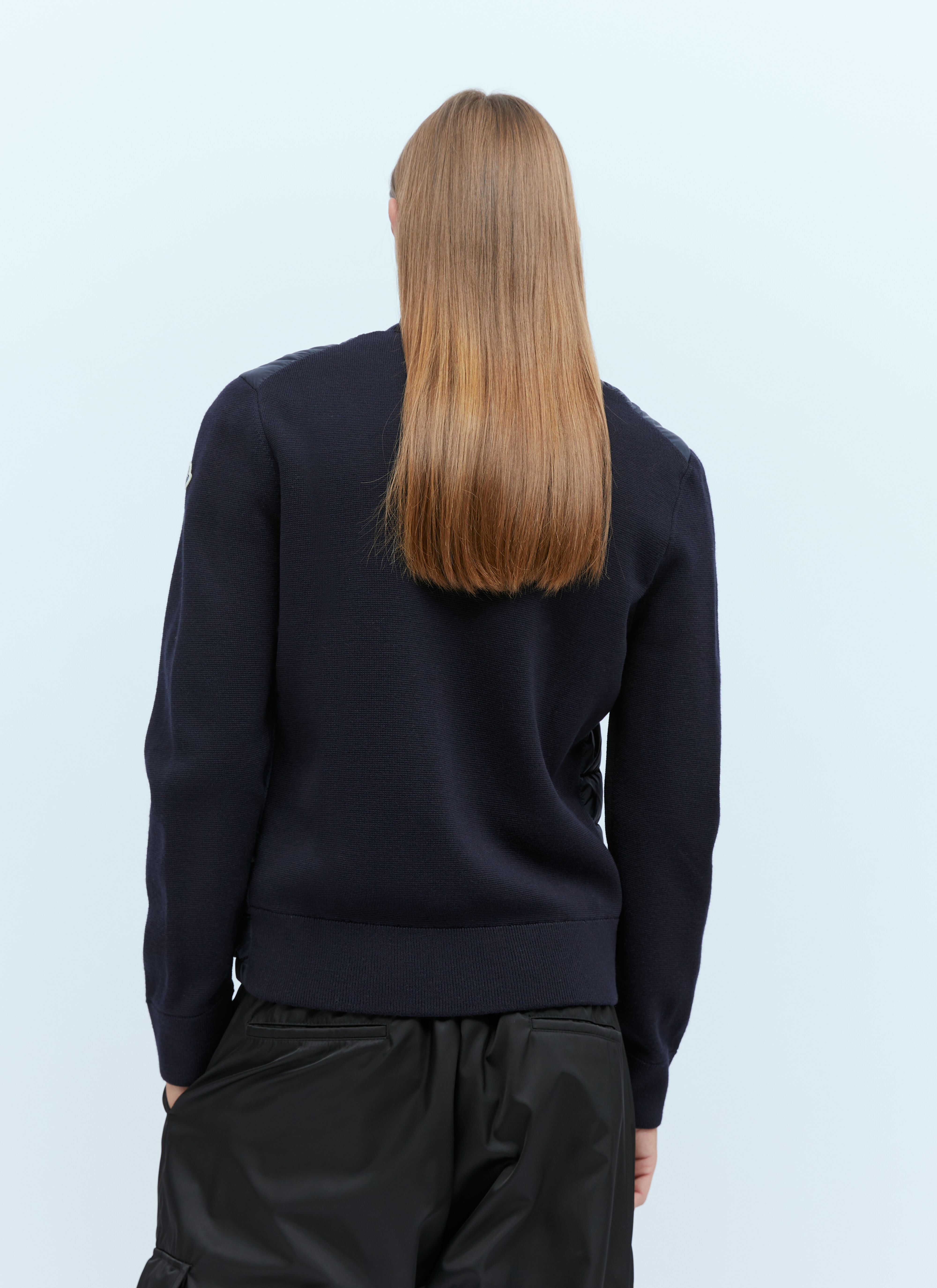 Logo Patch Zip-Up Cardigan - 5