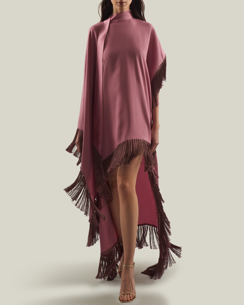 California Tassel Kaftan in Antique Pink 5