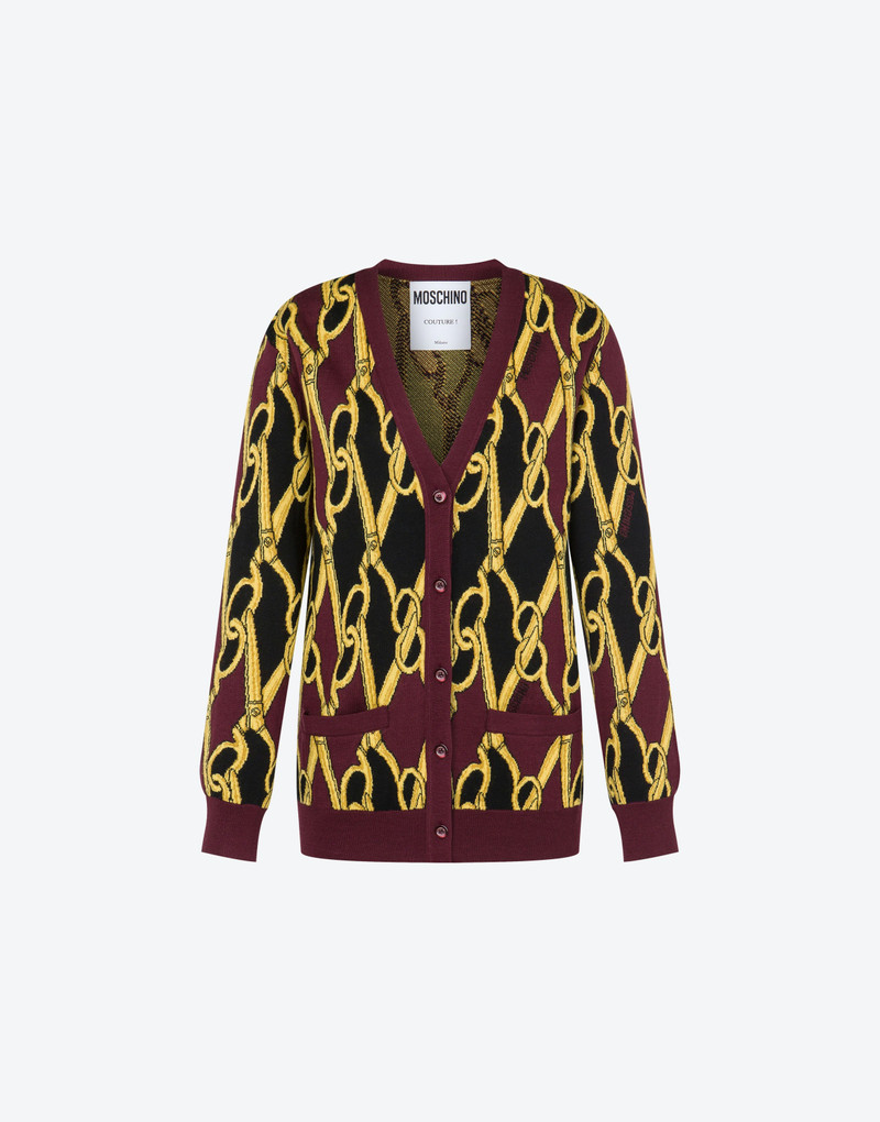 SEWING SCISSORS WOOL CARDIGAN 1