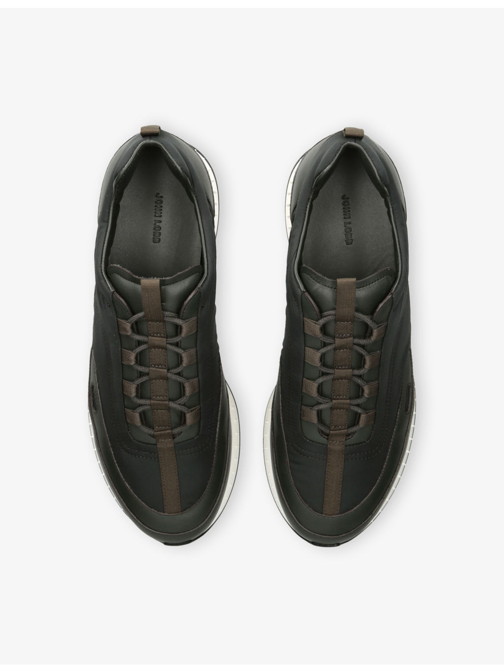 Stream Laced Leather Trainers - 2