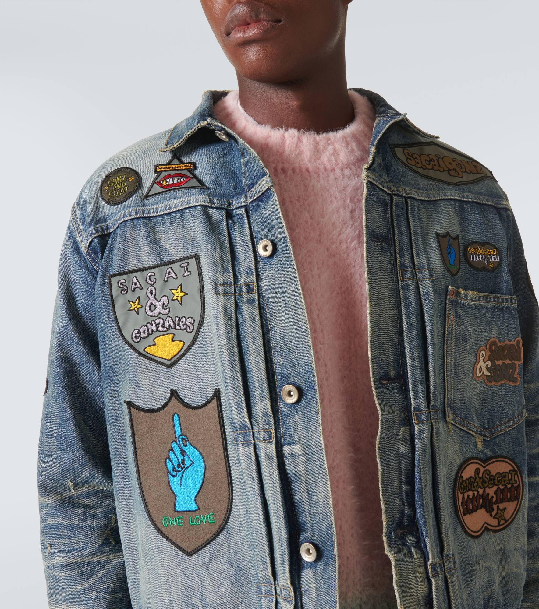 x Mark Gonzales denim jacket - 6