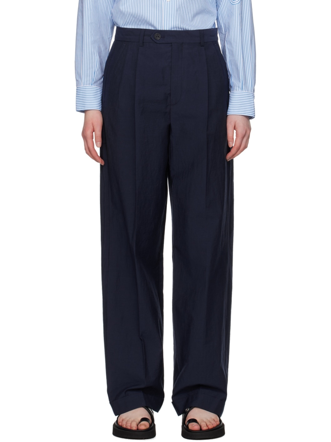 Navy Melissa Trousers - 1