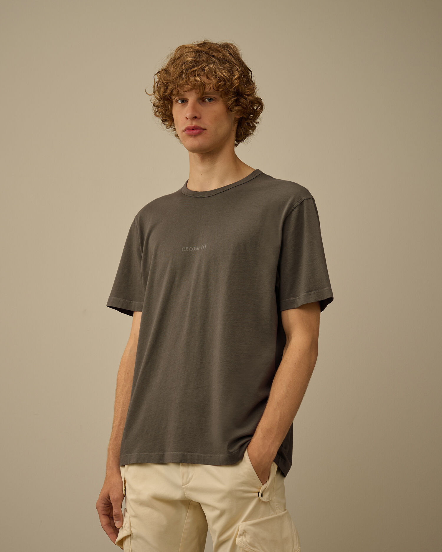 24/1 Jersey Short Sleeve Resist Dyed Logo T-Shirt - 3