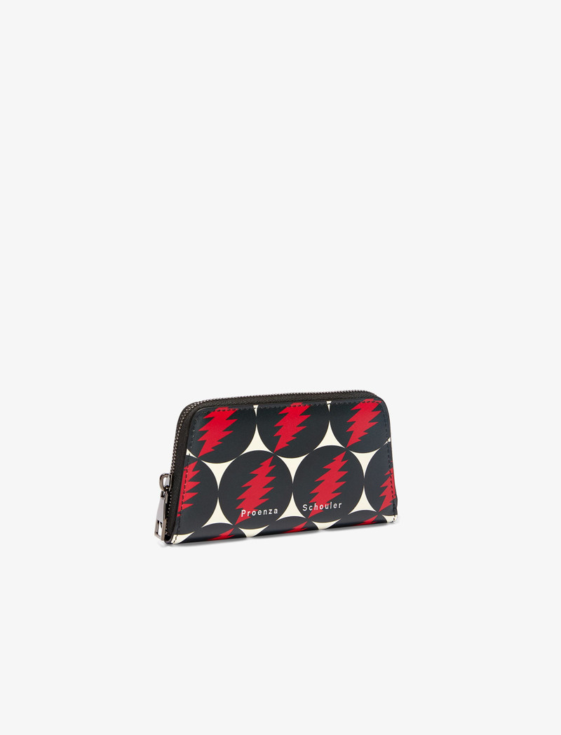 Proenza Schouler Grateful Dead Trapeze Zip Compact Wallet outlook