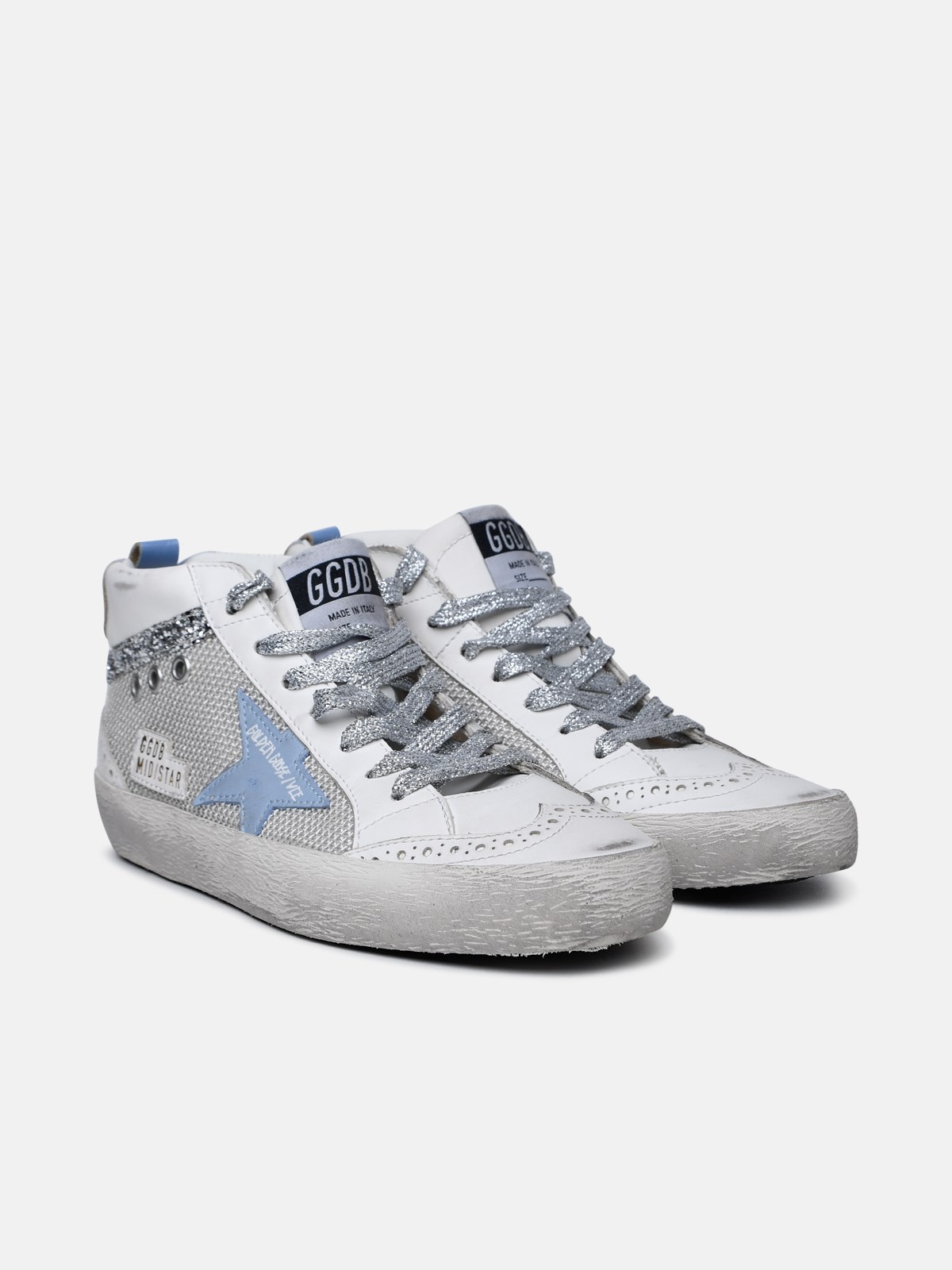 'MID-STAR CLASSIC' WHITE LEATHER SNEAKERS - 2