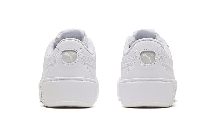 (WMNS) PUMA Smash Platform V2 'Triple White' 373035-01 - 5