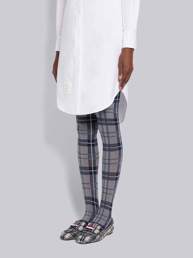 Thom Browne Tartan Nylon Semi Opaque Tights outlook