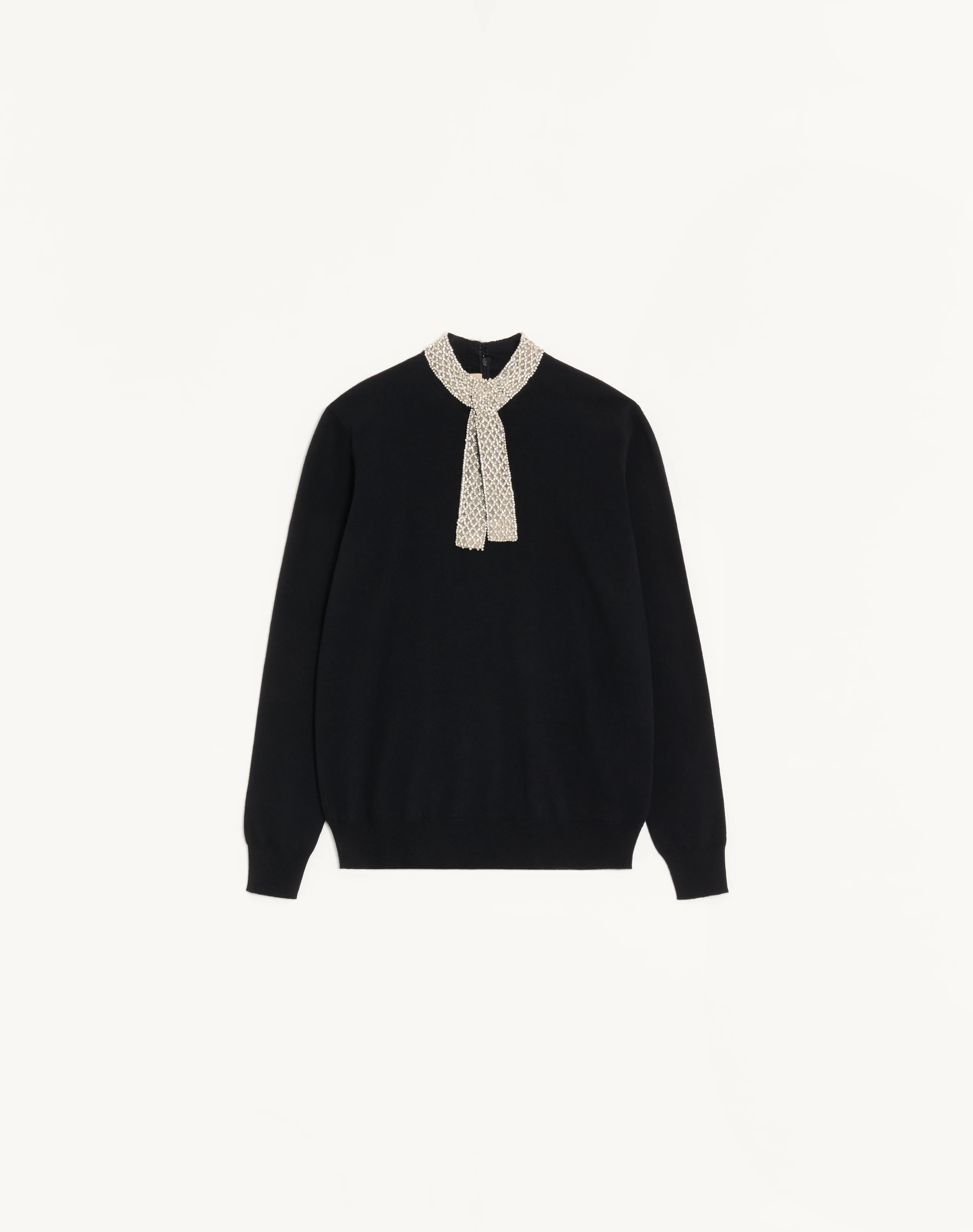 EMBROIDERED WOOL JUMPER - 1
