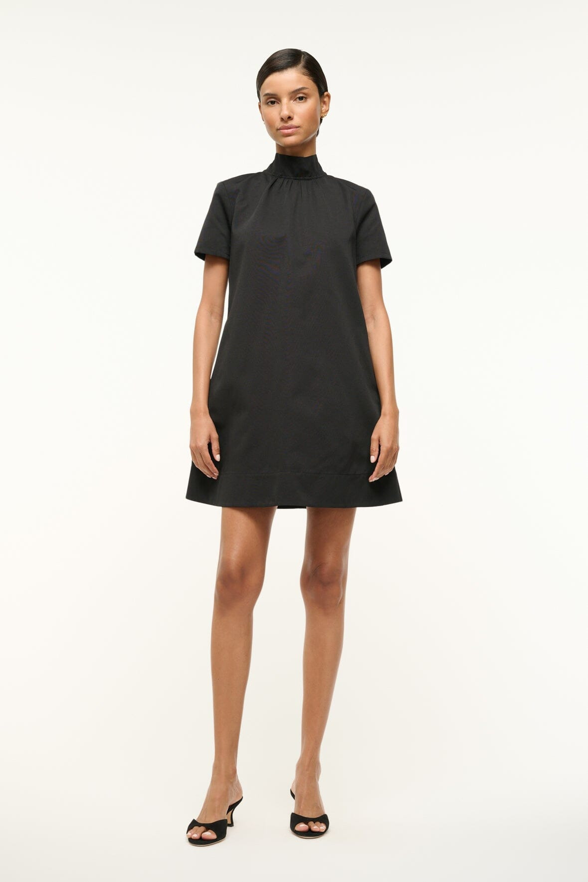 STAUD MINI ILANA DRESS BLACK - 2