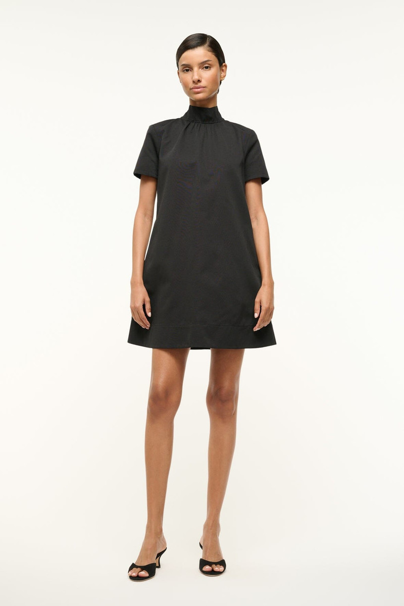 STAUD STAUD MINI ILANA DRESS BLACK outlook