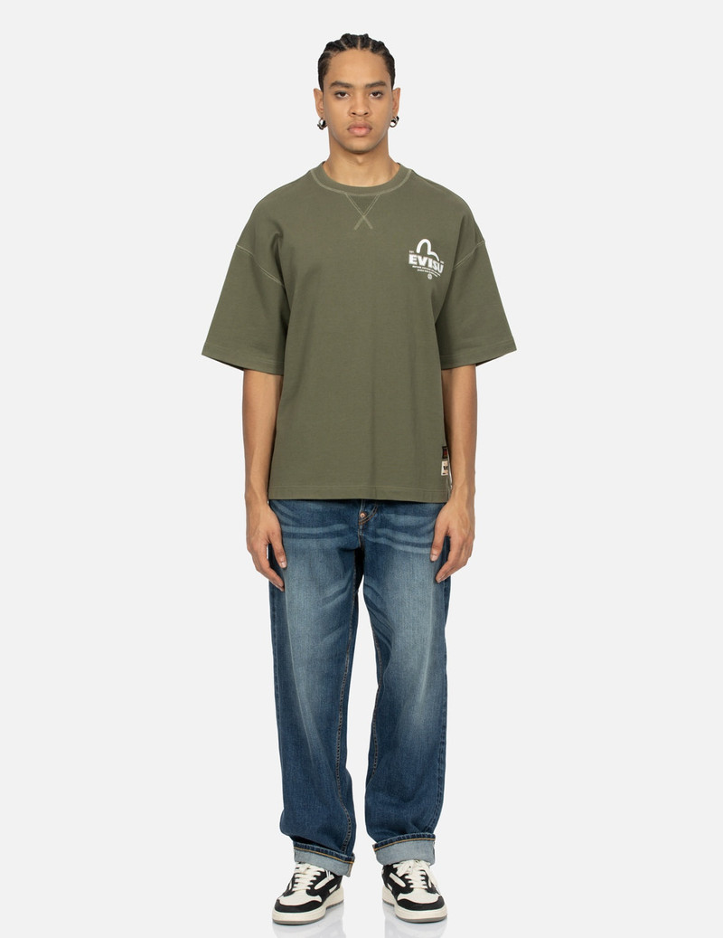 Godhead and Koinobori Print Loose Fit Short-Sleeves Sweatshirt 6