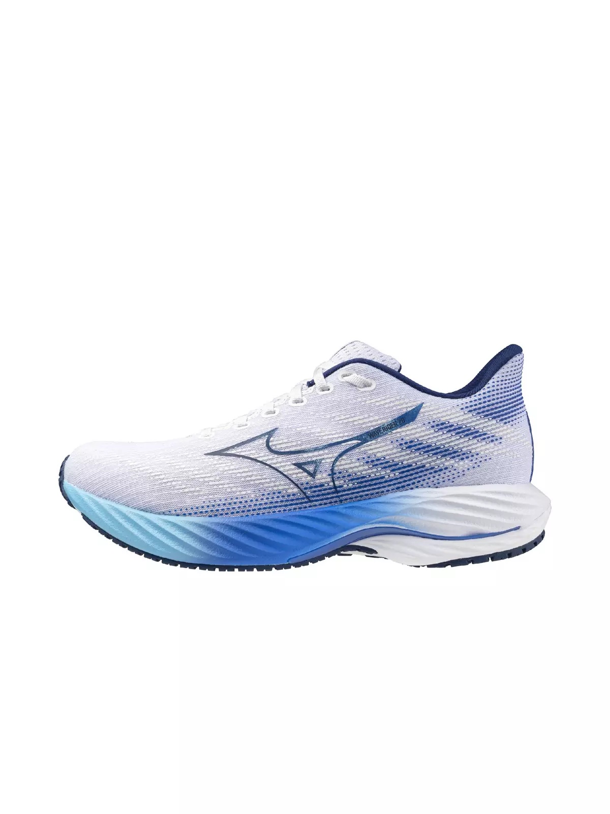 Wave Rider 28 "White/Estate Blue" Men's Running Shoe - 2