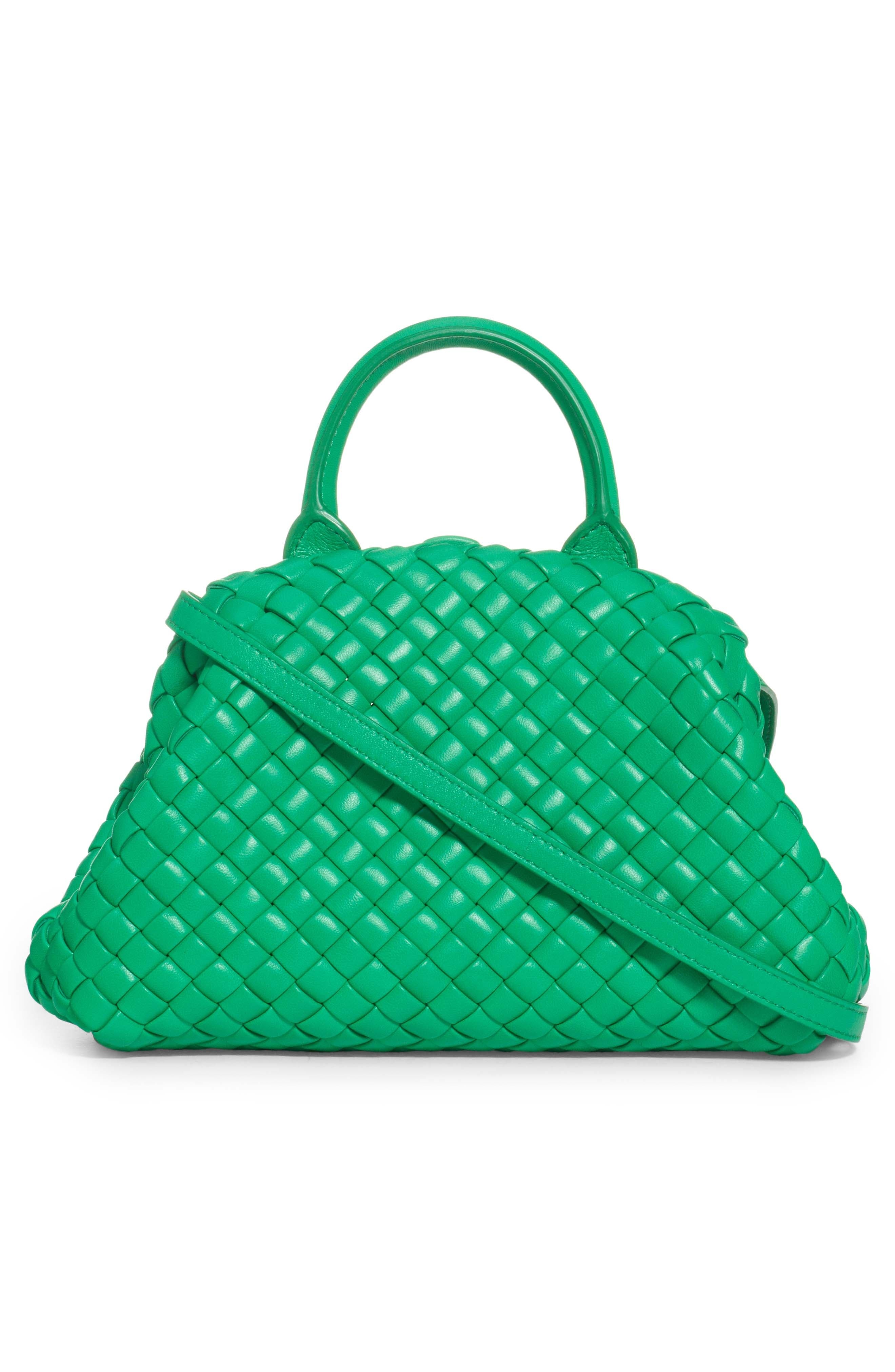 Mini Intrecciato Leather Top Handle Bag - 3
