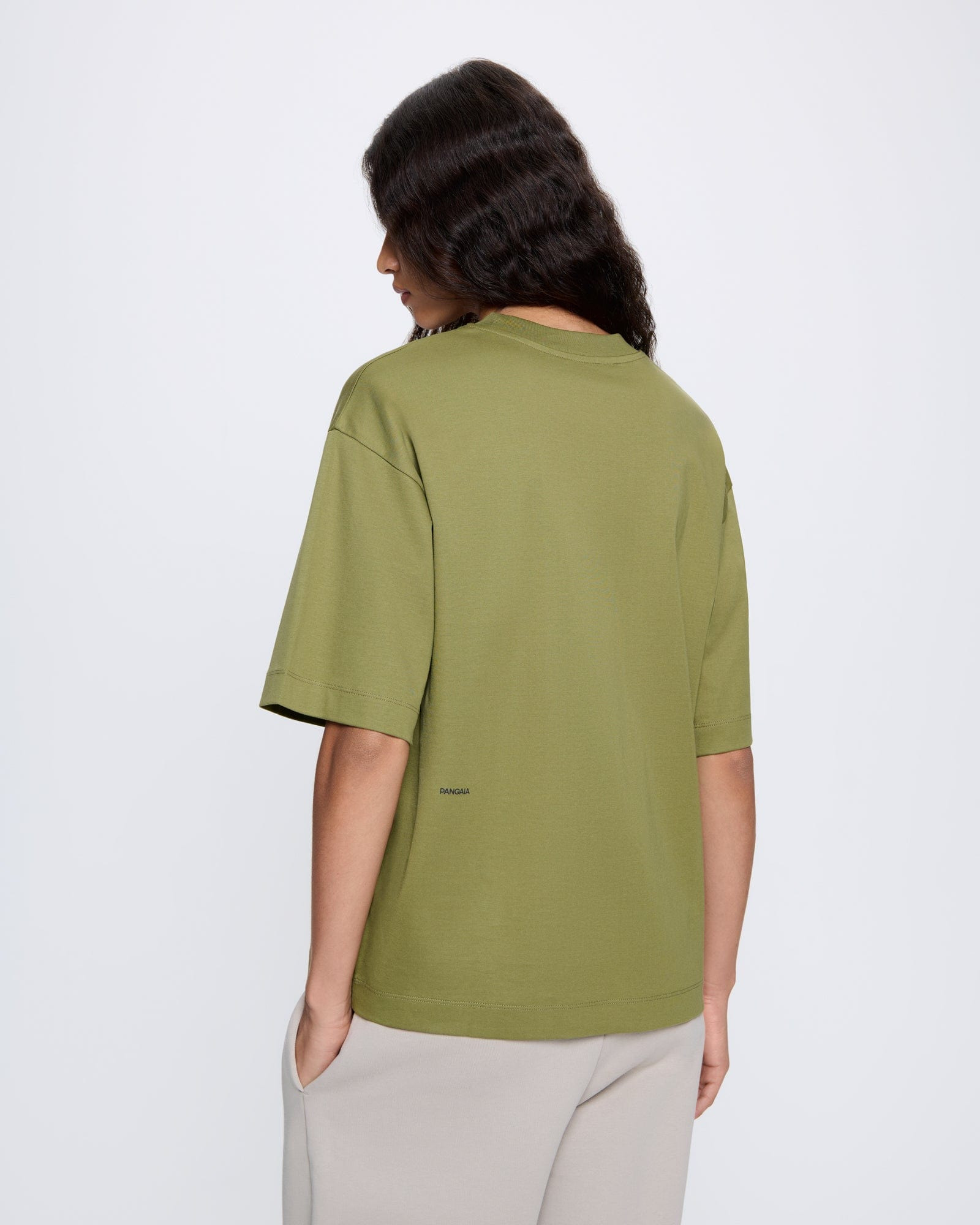 Womens DNA Oversized T-Shirt - Highland Green - 5