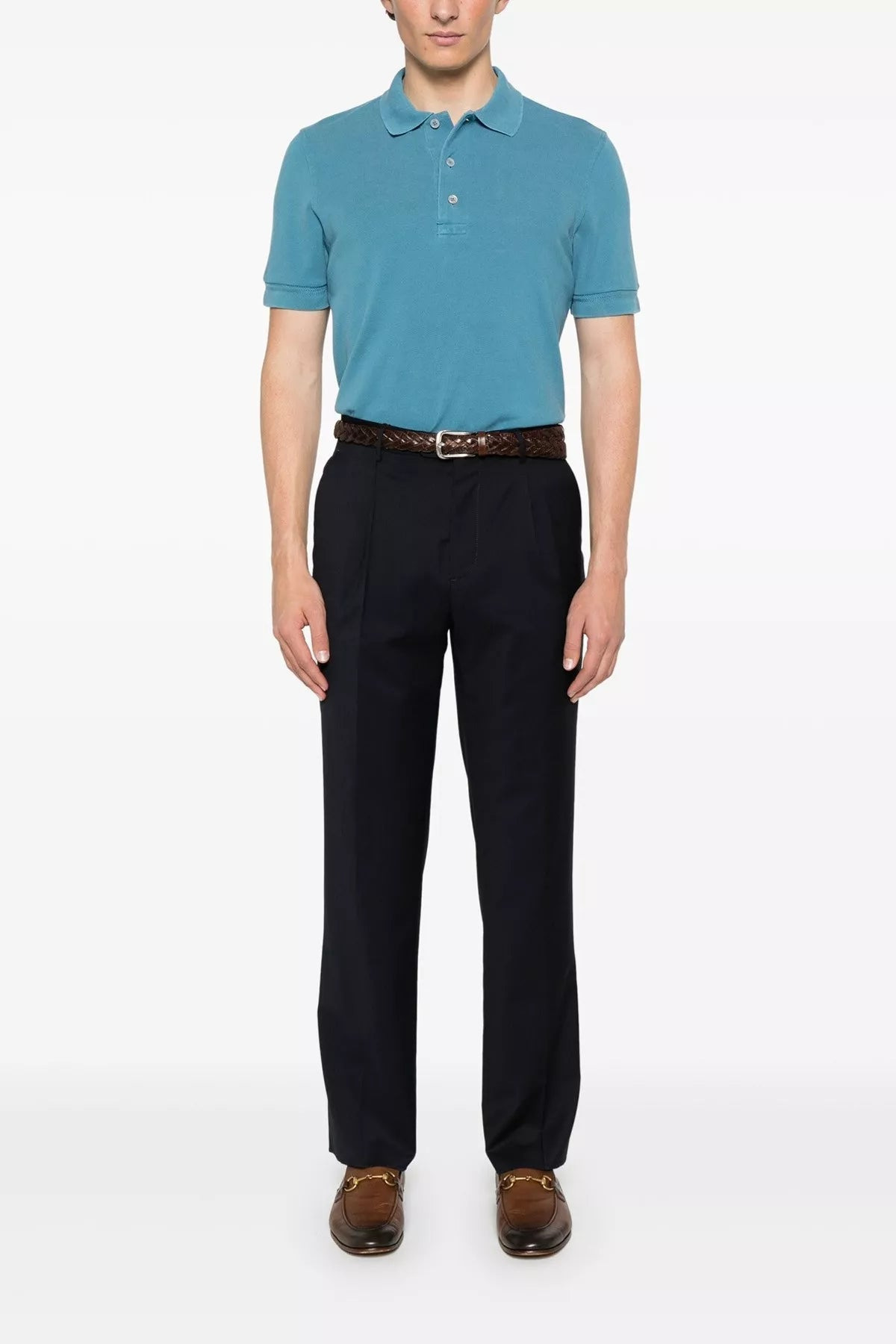Tom Ford Men Piqué Polo Shirt - 2