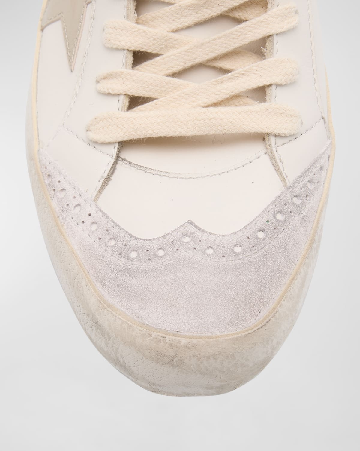 Midstar Glitter Leather Pearly Sneakers - 6