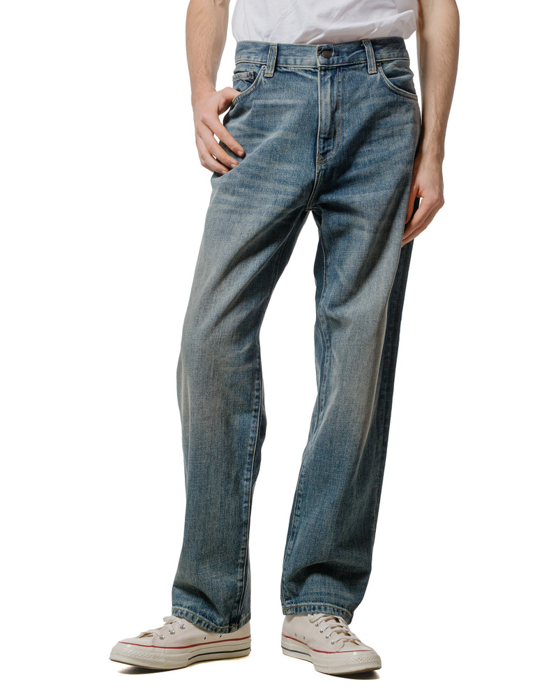 Carhartt Carhartt W.I.P. Aaron Pant Blue Worn Used Wash outlook