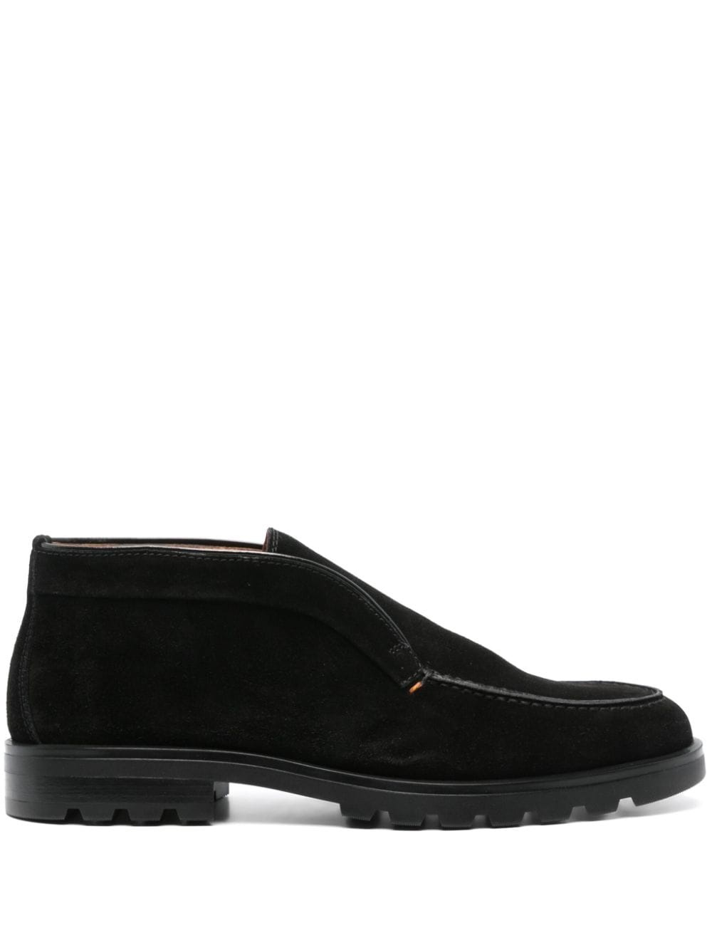 slip-on suede boots - 1