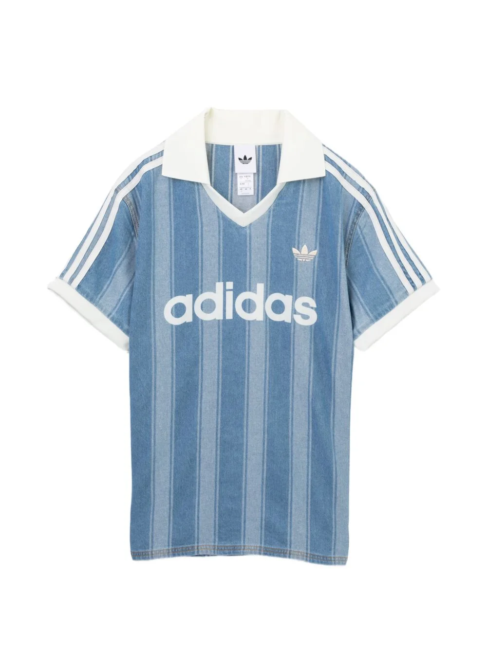 denim jersey T-shirt - 1