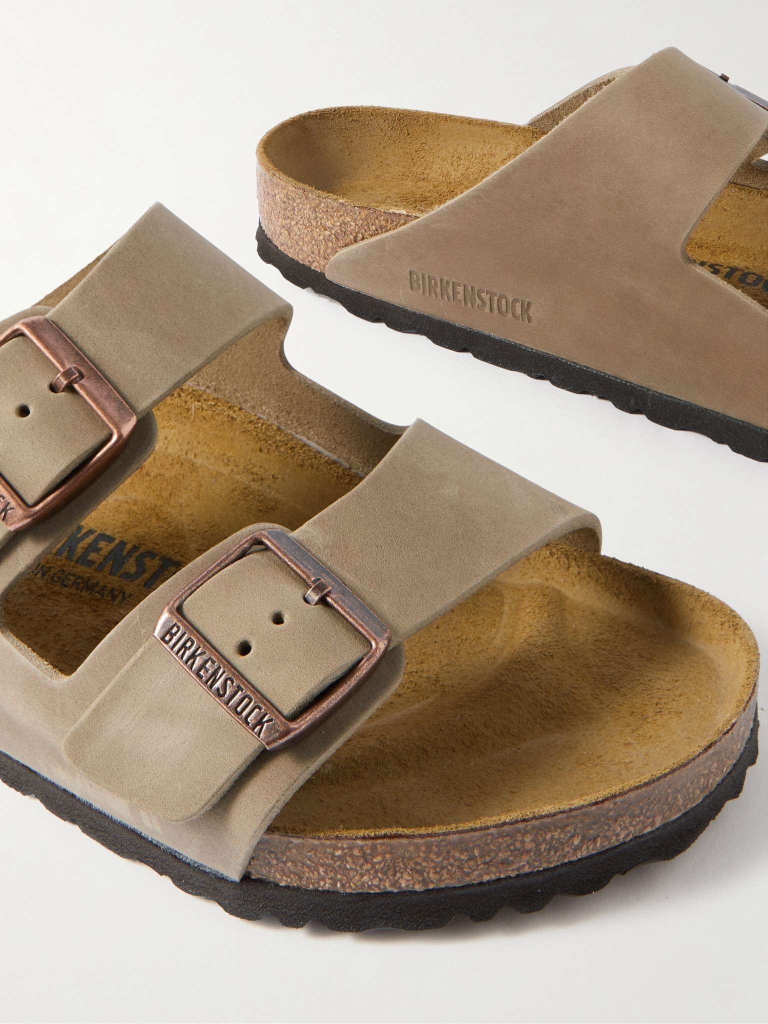 Arizona Oiled-Suede Sandals - 6