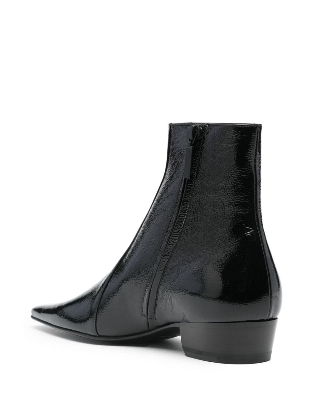 35mm patent-leather ankle boots - 3