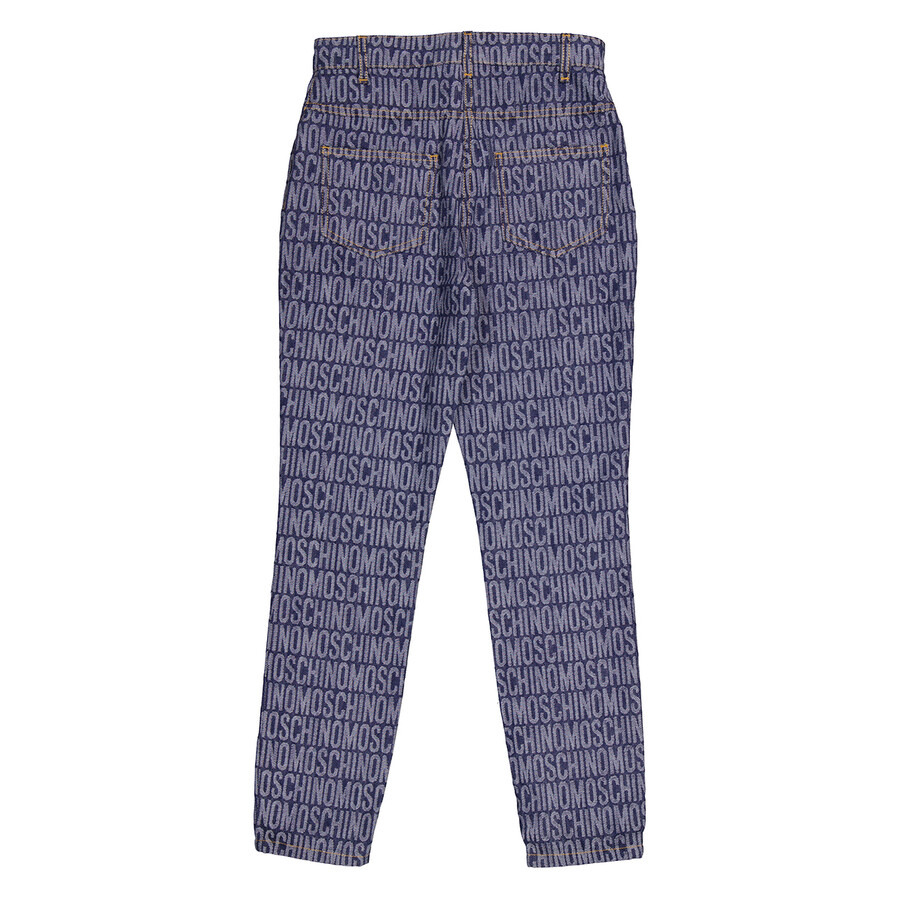 Moschino Monogram Print Jeans - 2