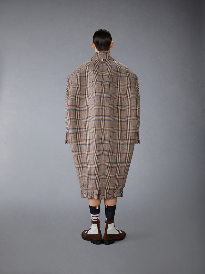 HUNTING TWEED COCOON COAT 8