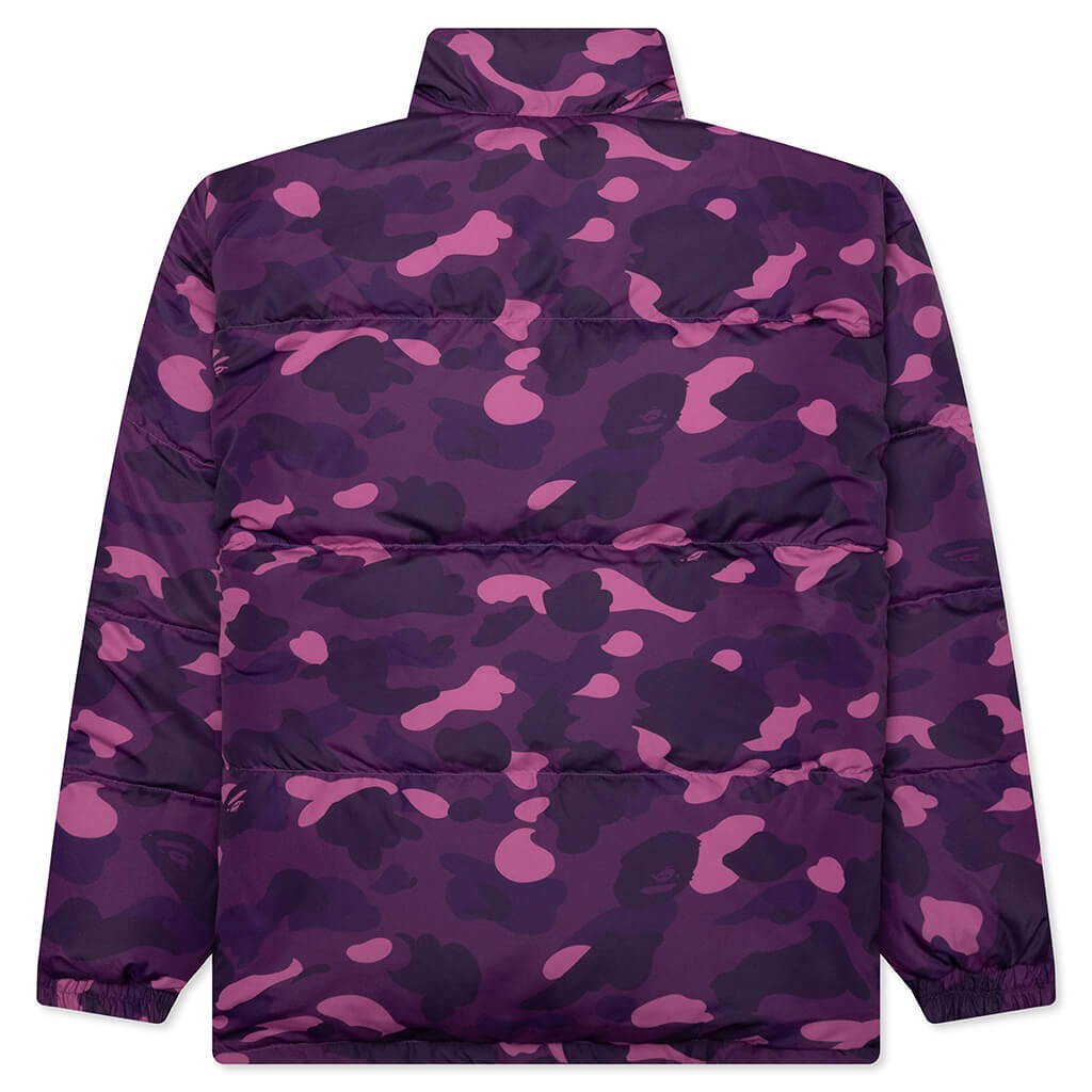 COLOR CAMO REVERSIBLE DOWN JACKET - PURPLE - 2