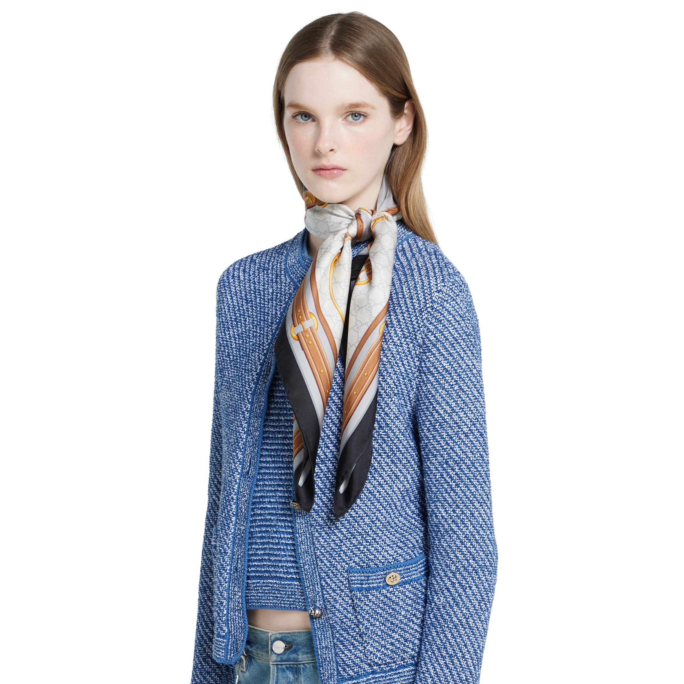 Printed silk carré - 4