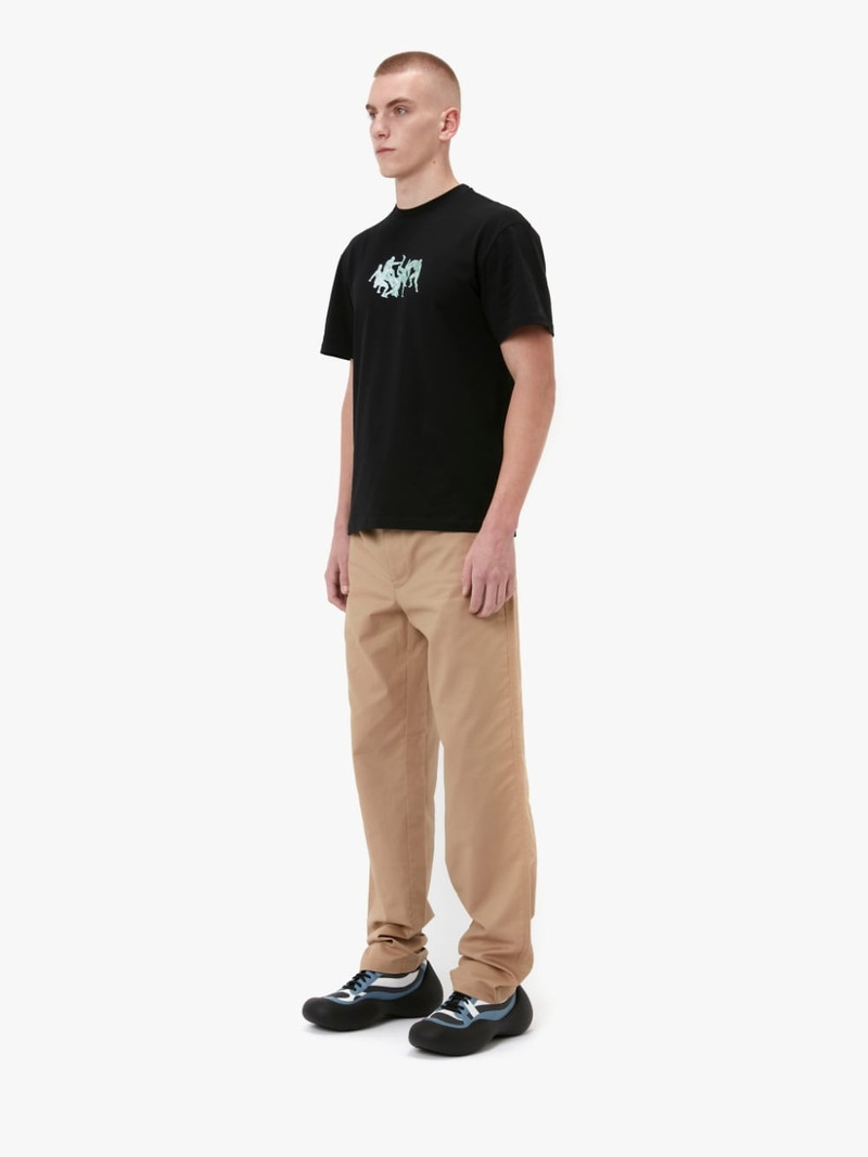 POL ANGLADA PLACED PRINT T-SHIRT 4