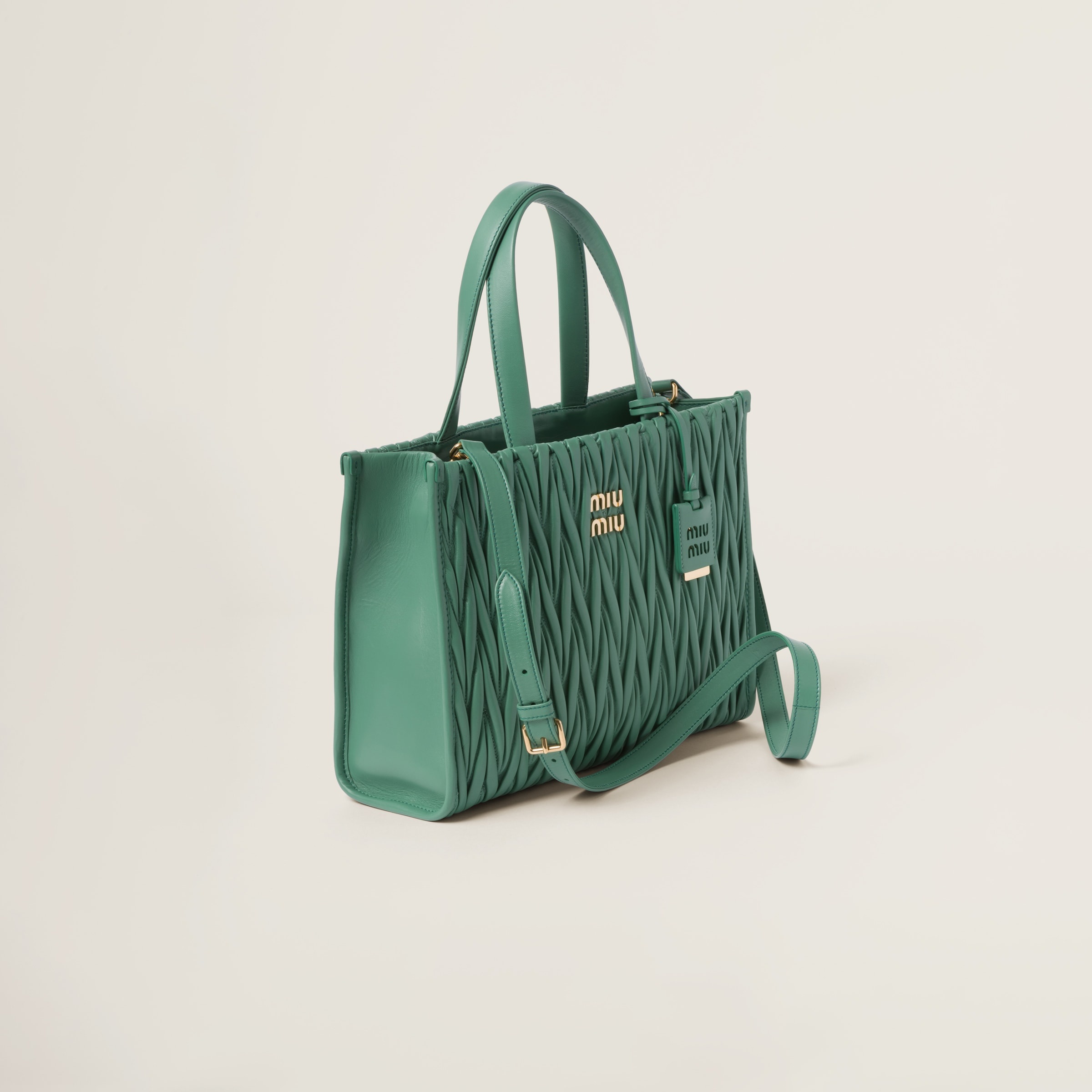 Matelassé nappa leather tote - 3