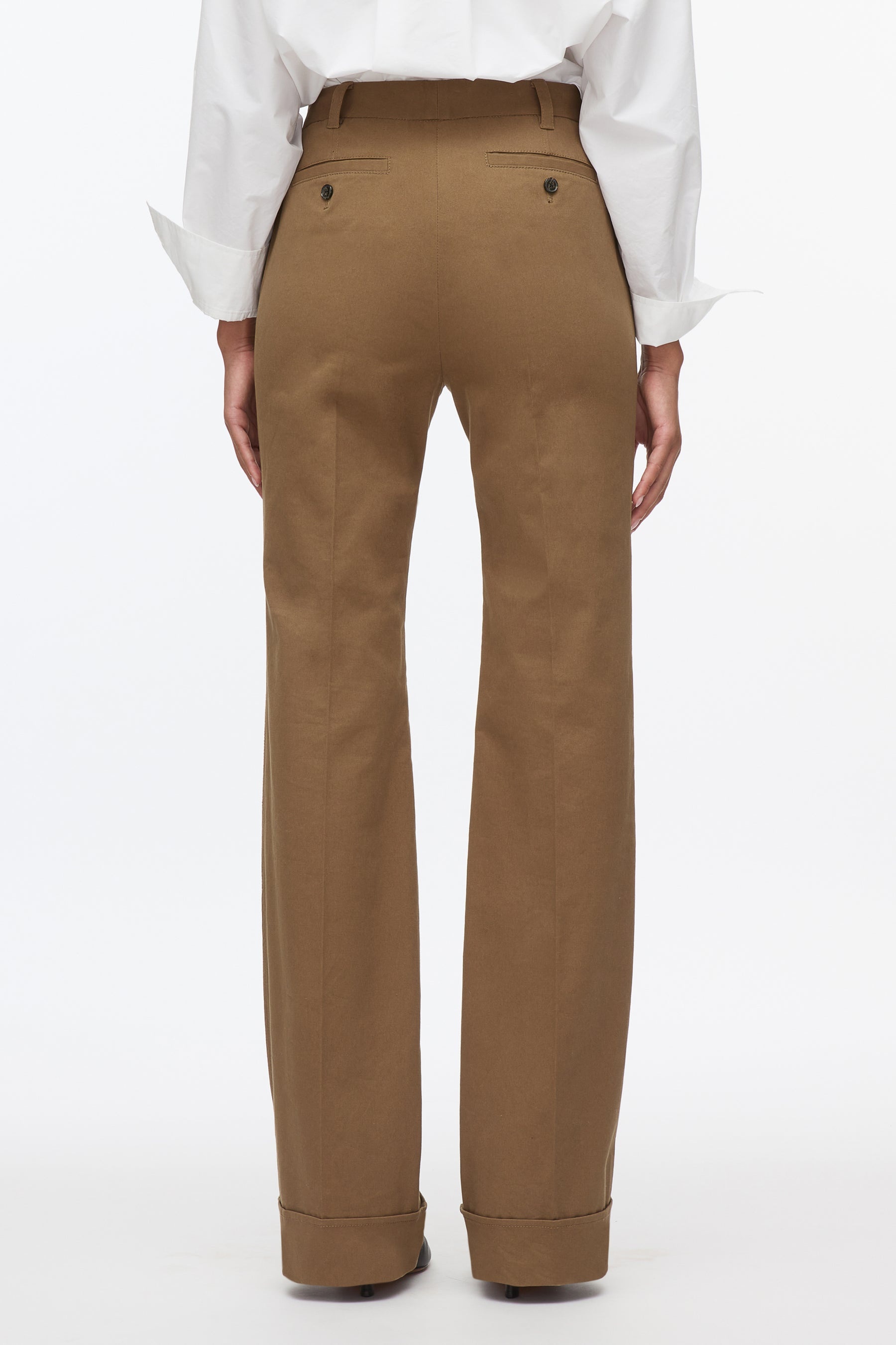 Cuffed Kick Flare Pant - 4