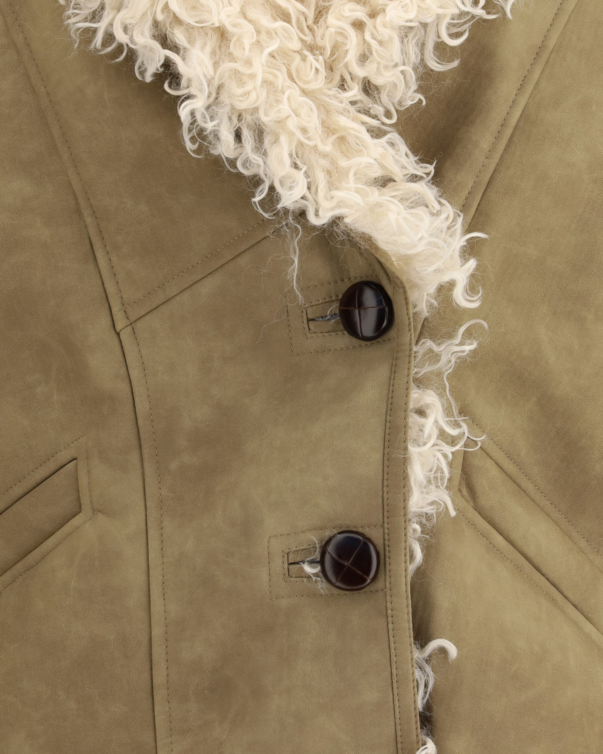 Clea Shearling-effect faux fur Coat - 3