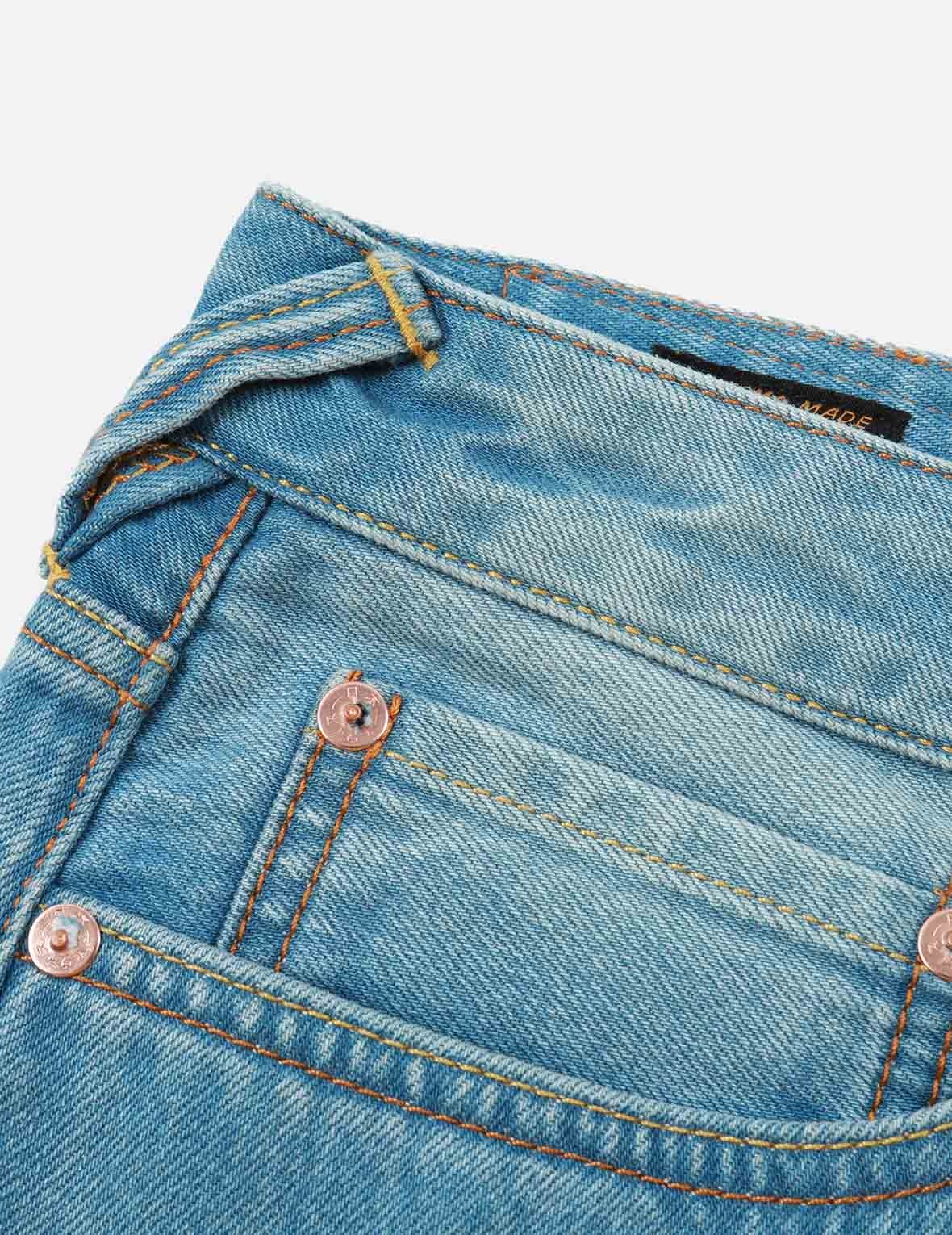 NOMADIC-PATTERN EMBROIDERED DAICOCK INSERT CARROT-FIT JEANS #2017 - 13