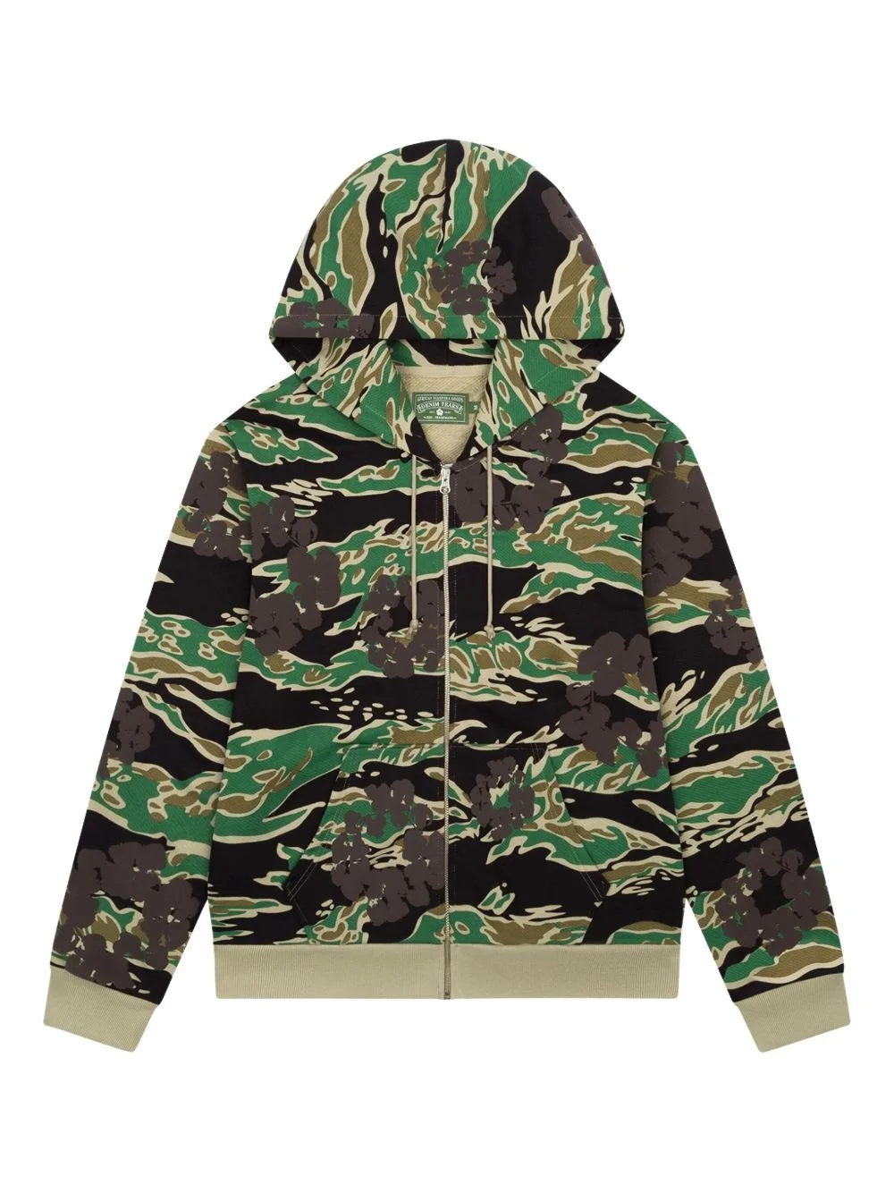 camouflage-print hoodie - 1