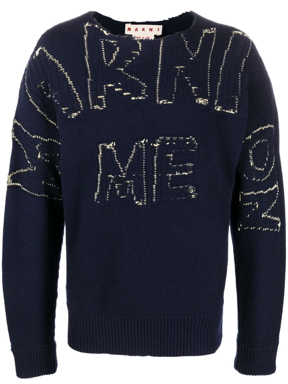 logo-embroidered jumper - 1