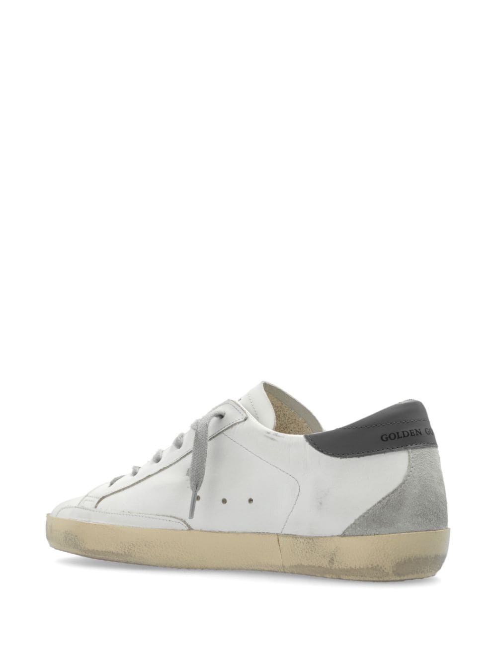 Super-star distressed leather sneakers - 3
