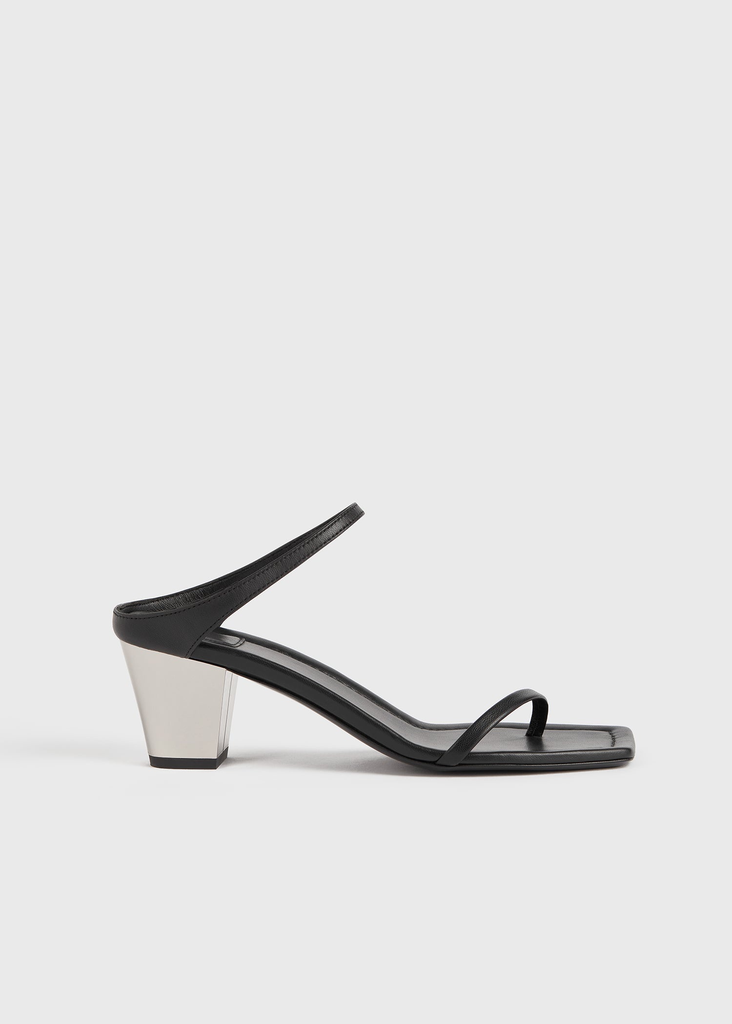 The City Sandal black/silver - 1