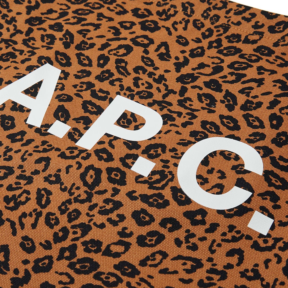 A.P.C. Diane Leopard Large Tote - 3