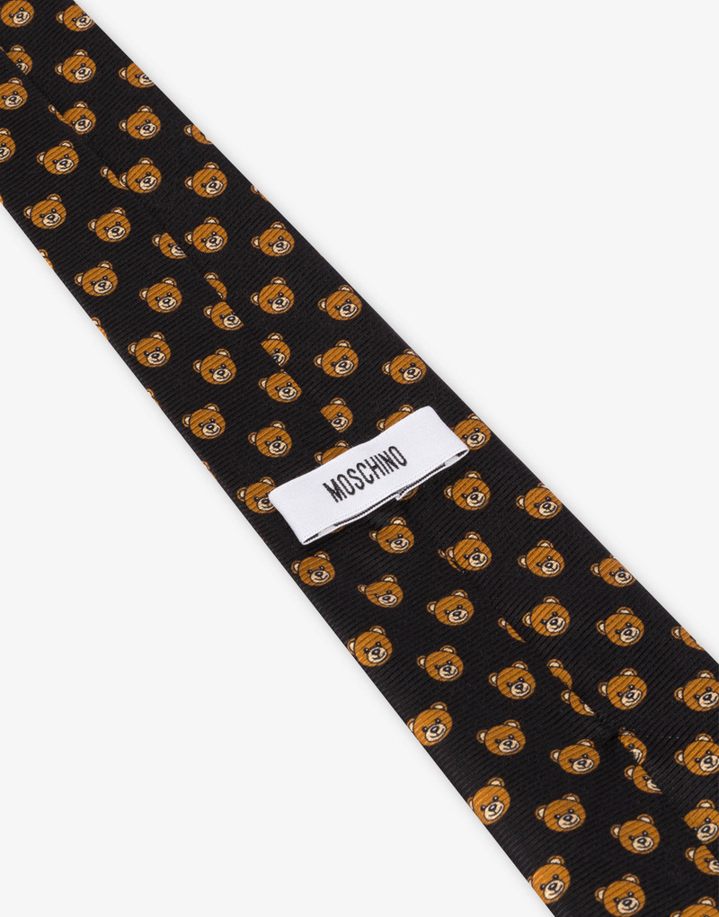 Moschino ALLOVER TEDDY BEAR TIE outlook