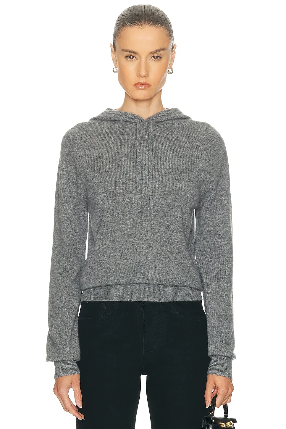 Cashmere Knit Hoodie - 1