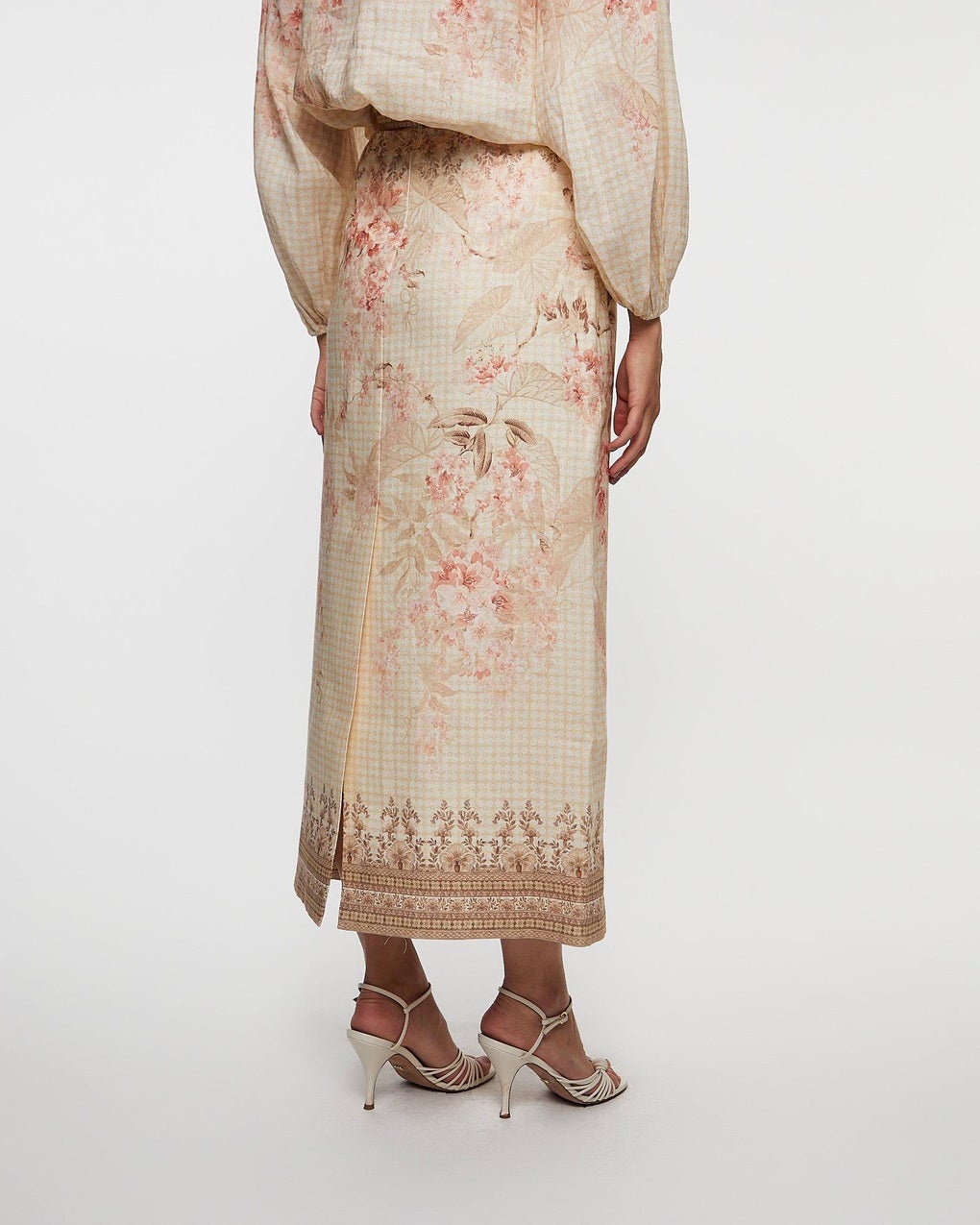 Skirt Illuminate Pencil Midi  Multicolor - 4
