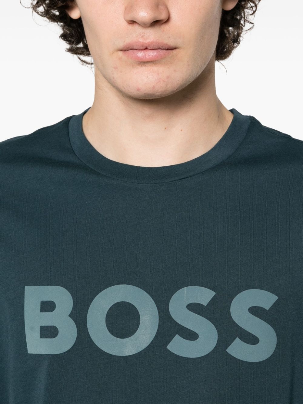 logo-print cotton T-shirt - 5