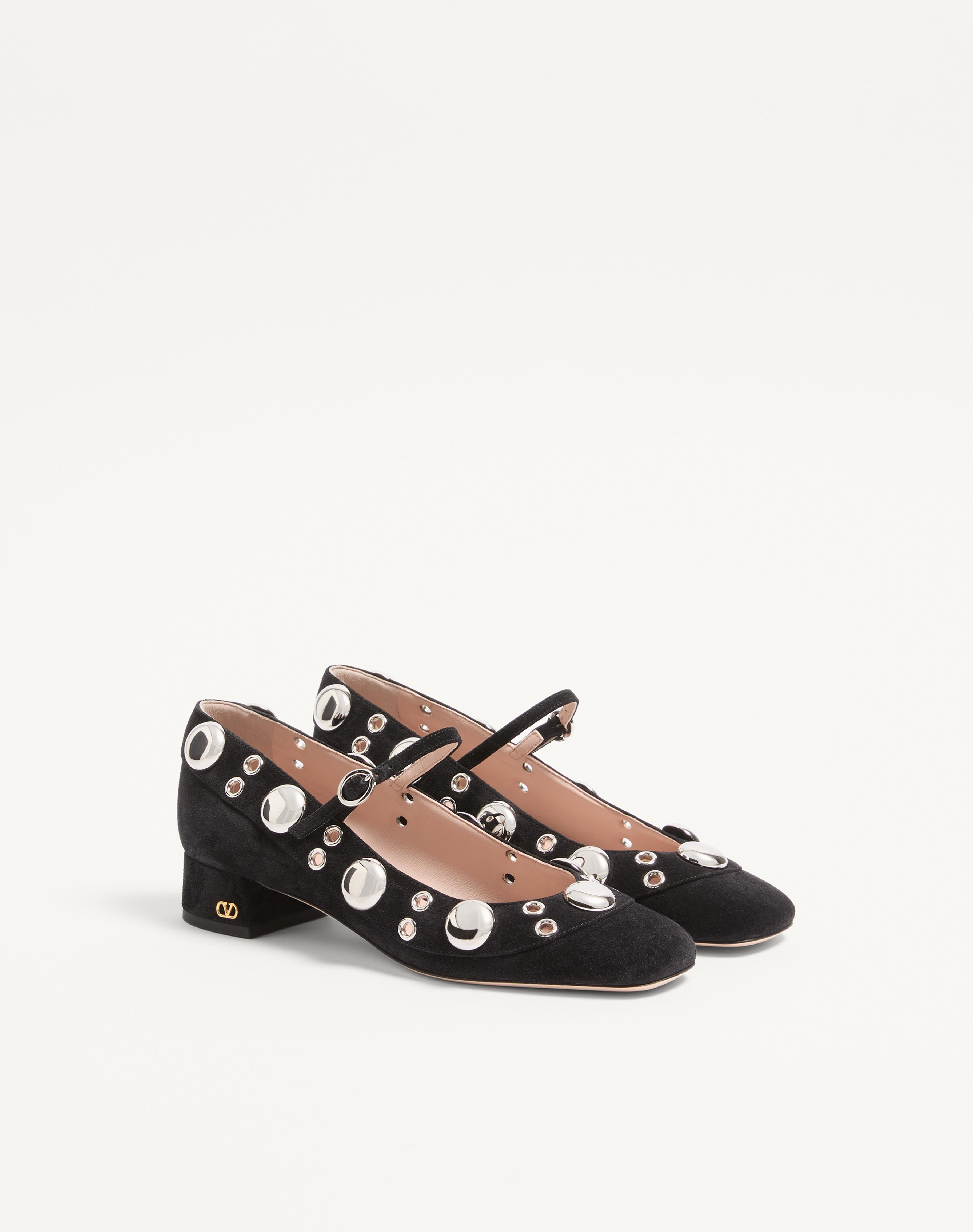 NELLCÔTE MARY-JANE PUMPS IN CRUST LEATHER 30MM - 3