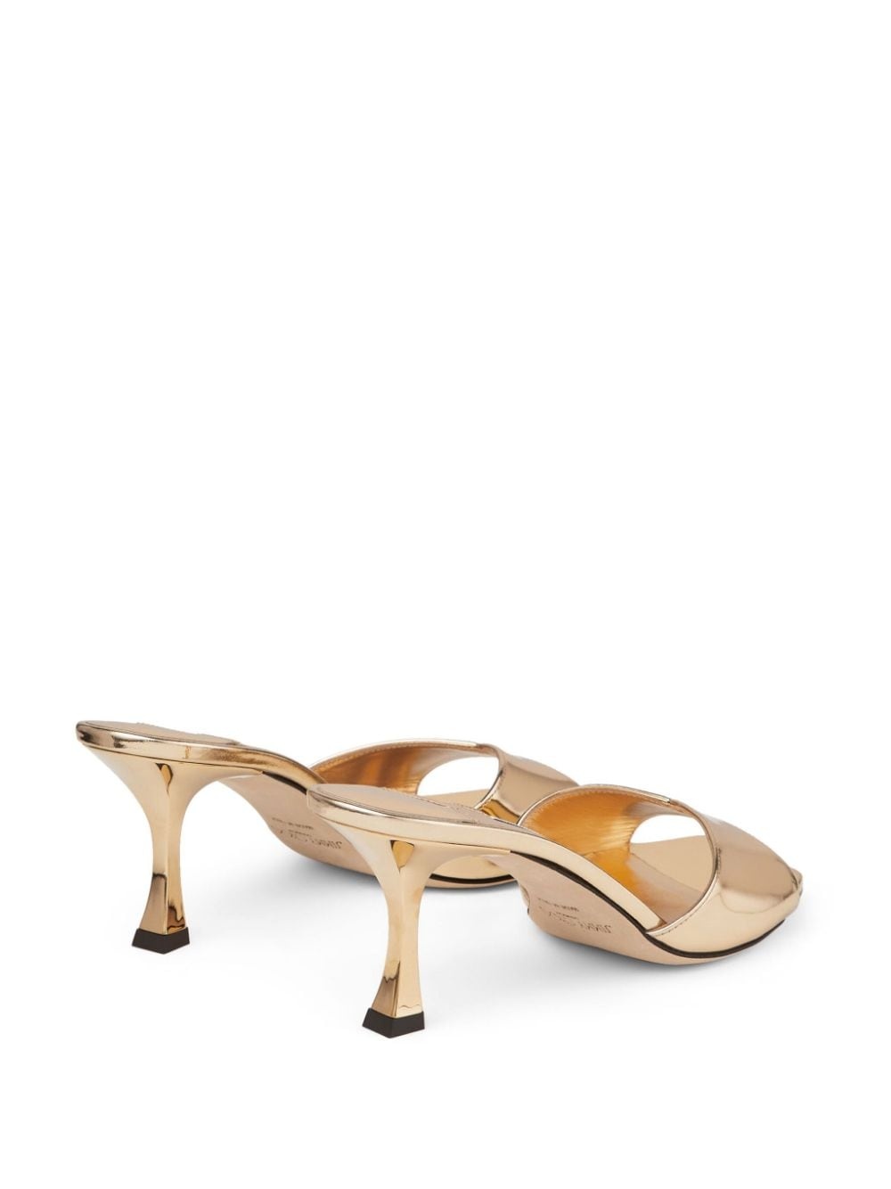 Skye 70mm metallic mules - 3
